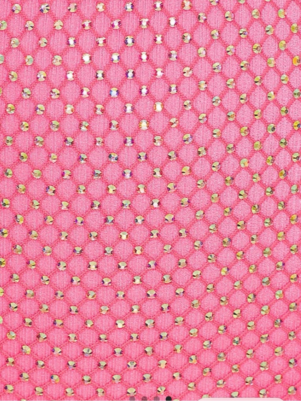 Bronx & Branco Sheer hot Pink Mesh and rhinestone dress - Picture 5 of 8